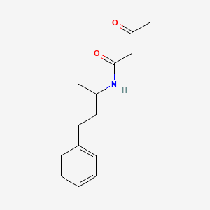molecular formula C14H19NO2 B1595312 3-oxo-N-(4-phenylbutan-2-yl)butanamide CAS No. 200416-89-3