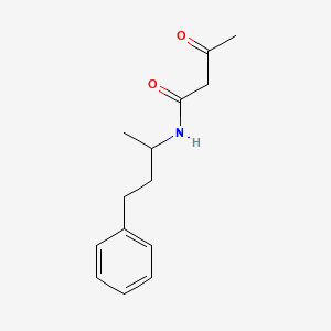3-oxo-N-(4-phenylbutan-2-yl)butanamide