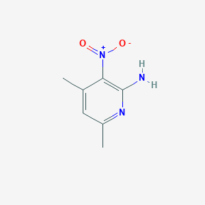 molecular formula C7H9N3O2 B1595315 4,6-Dimethyl-3-nitropyridin-2-amine CAS No. 22934-23-2