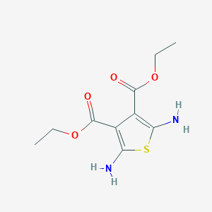molecular formula C10H14N2O4S B1595321 Diethyl 2,5-diaminothiophene-3,4-dicarboxylate CAS No. 80691-81-2