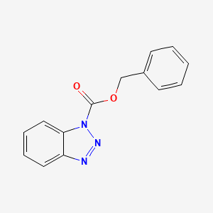 molecular formula C14H11N3O2 B1595322 1-(苄氧羰基)苯并三唑 CAS No. 57710-80-2