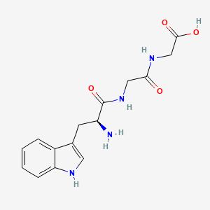 molecular formula C15H18N4O4 B1595325 H-Trp-gly-gly-OH CAS No. 20762-31-6