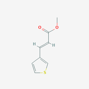 molecular formula C8H8O2S B159533 3-Thiophen-3-yl-acrylic acid methyl ester CAS No. 135835-43-7