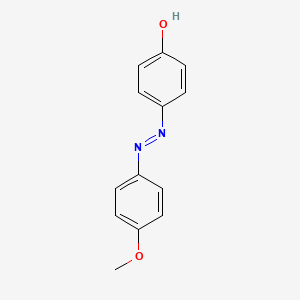 molecular formula C13H12N2O2 B1595334 4-((p-Hydroxyphenyl)azo)anisole CAS No. 2496-25-5