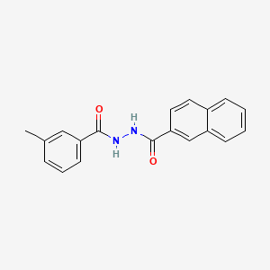 molecular formula C19H16N2O2 B1595337 2'-(3-Methylbenzoyl)-2-naphthohydrazide CAS No. 83803-96-7