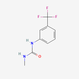 molecular formula C9H9F3N2O B1595340 Urea, N-methyl-N'-(3-(trifluoromethyl)phenyl)- CAS No. 3032-40-4