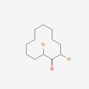 molecular formula C12H20Br2O B1595341 2,12-Dibromocyclododecanone CAS No. 24459-40-3