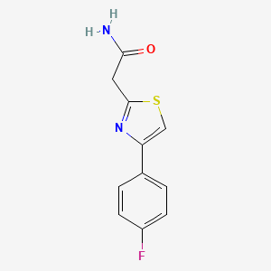 2-[4-(4-Fluorophenyl)-1,3-thiazol-2-yl]acetamide
