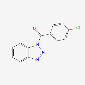 molecular formula C13H8ClN3O B1595346 1-(4-Chlorobenzoyl)-1H-benzotriazole CAS No. 4231-70-3
