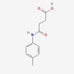 molecular formula C11H13NO3 B1595347 4-Oxo-4-(p-tolylamino)butanoic acid CAS No. 37600-44-5