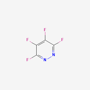 molecular formula C4F4N2 B1595357 TETRAFLUOROPYRIDAZINE CAS No. 7627-80-7