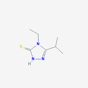4-ethyl-5-isopropyl-4H-1,2,4-triazole-3-thiol