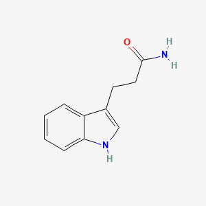 molecular formula C11H12N2O B1595379 3-(1H-吲哚-3-基)丙酰胺 CAS No. 5814-93-7
