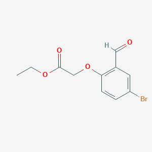 molecular formula C11H11BrO4 B1595381 Ethyl (4-bromo-2-formylphenoxy)acetate CAS No. 51336-47-1