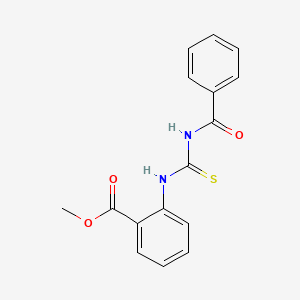 molecular formula C16H14N2O3S B1595382 2-(3-苯甲酰硫脲基)苯甲酸甲酯 CAS No. 77711-35-4