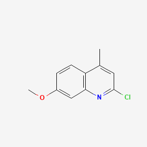 molecular formula C11H10ClNO B1595393 2-Chloro-7-methoxy-4-methylquinoline CAS No. 97892-67-6
