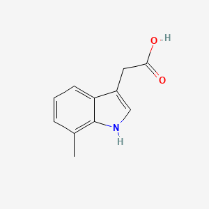 molecular formula C11H11NO2 B1595401 7-methylindole-3-acetic acid CAS No. 5435-36-9