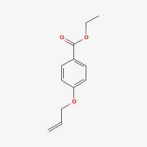 molecular formula C12H14O3 B1595402 Ethyl 4-(prop-2-en-1-yloxy)benzoate CAS No. 5443-37-8