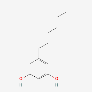 molecular formula C12H18O2 B1595403 5-hexylbenzene-1,3-diol CAS No. 5465-20-3