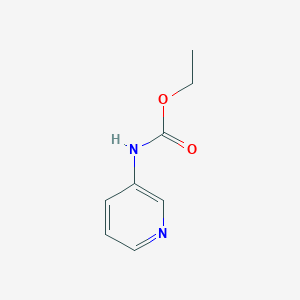 molecular formula C8H10N2O2 B1595404 吡啶-3-基氨基甲酸乙酯 CAS No. 6276-11-5