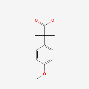 molecular formula C12H16O3 B1595405 Methyl 2-(4-methoxyphenyl)-2-methylpropanoate CAS No. 6274-50-6