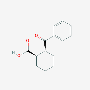 molecular formula C14H16O3 B1595406 cis-2-Benzoyl-1-cyclohexanecarboxylic acid CAS No. 6939-99-7