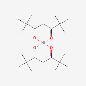 molecular formula C22H40NiO4 B1595411 Nickel;2,2,6,6-tetramethylheptane-3,5-dione CAS No. 41749-92-2