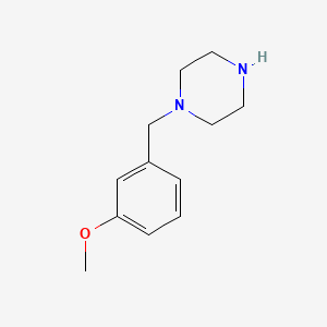 molecular formula C12H18N2O B1595413 1-(3-Methoxybenzyl)piperazine CAS No. 55212-32-3