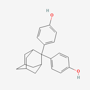 molecular formula C22H24O2 B1595414 4-[2-(4-Hydroxyphenyl)-2-adamantyl]phenol CAS No. 52211-74-2