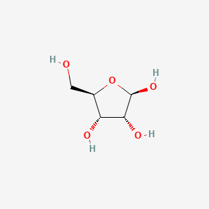 molecular formula C5H10O5 B1595416 beta-D-Ribofuranose CAS No. 36468-53-8