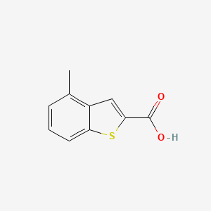 molecular formula C10H8O2S B1595419 4-Methylbenzo[b]thiophene-2-carboxylic acid CAS No. 1735-13-3