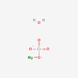 molecular formula CrH2MgO5 B1595428 magnesium;dioxido(dioxo)chromium;hydrate CAS No. 23371-94-0