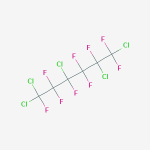 molecular formula C6Cl5F9 B1595429 1,1,3,5,6-Pentachlorononafluorohexane CAS No. 307-26-6