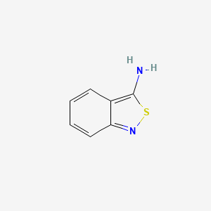 molecular formula C8H7NS B1595438 Benzo[c]isothiazol-3-amine CAS No. 2400-12-6