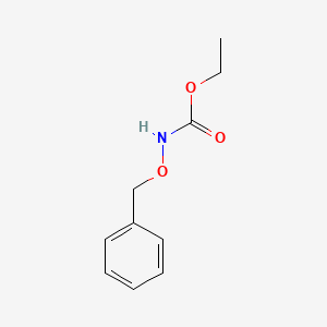 molecular formula C10H13NO3 B1595449 ethyl N-phenylmethoxycarbamate CAS No. 5555-72-6