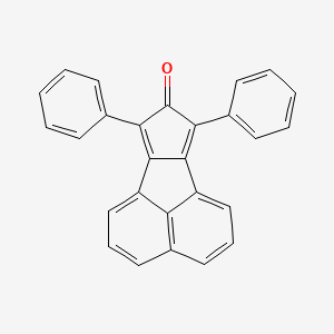 molecular formula C27H16O B1595455 7,9-二苯基-8H-环戊[a]苊并萘-8-酮 CAS No. 641-57-6
