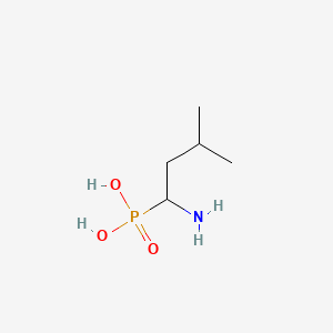 molecular formula C5H14NO3P B1595456 (1-Amino-3-methylbutyl)phosphonic acid CAS No. 20459-60-3