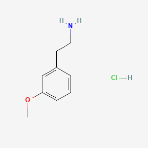 molecular formula C9H14ClNO B1595461 3-甲氧基苯乙胺盐酸盐 CAS No. 2039-54-5