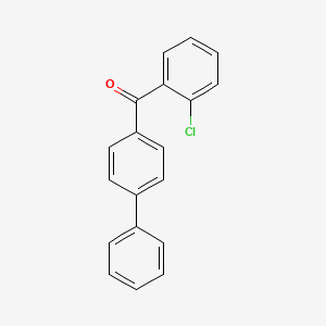 molecular formula C19H13ClO B1595462 2-Chloro-4'-phenylbenzophenone CAS No. 34701-98-9
