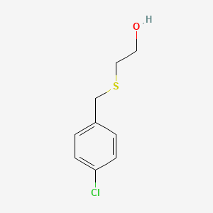 molecular formula C9H11ClOS B1595463 2-(((4-Chlorophenyl)methyl)thio)ethanol CAS No. 71501-40-1