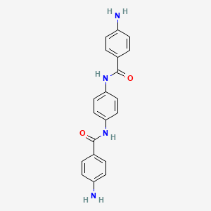 molecular formula C20H18N4O2 B1595465 N,N'-(1,4-Phenylene)bis(4-aminobenzamide) CAS No. 2362-26-7