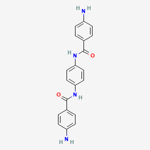 molecular formula C20H18N4O2 B1595465 Benzamide, N,N'-1,4-phenylenebis(4-amino- CAS No. 2362-26-7