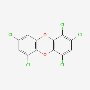 B1595479 1,2,4,6,8-Pentachlorodibenzo-p-dioxin CAS No. 71998-76-0