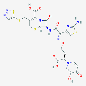 molecular formula C24H22N8O9S4 B159548 7-Acttcc CAS No. 133162-45-5