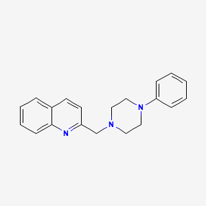 2-[(4-Phenylpiperazin-1-yl)methyl]quinoline