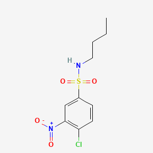 molecular formula C10H13ClN2O4S B1595502 N-butyl-4-chloro-3-nitrobenzenesulfonamide CAS No. 96-61-7