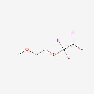 molecular formula C5H8F4O2 B1595511 1,1,2,2-Tetrafluoro-1-(2-methoxyethoxy)ethane CAS No. 757-17-5