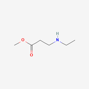 molecular formula C6H13NO2 B1595520 Methyl 3-(ethylamino)propanoate CAS No. 3440-30-0