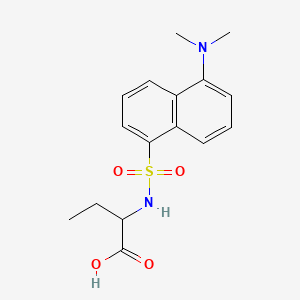 molecular formula C16H20N2O4S B1595539 Dansyl-dl-2-aminobutyric acid CAS No. 77481-12-0