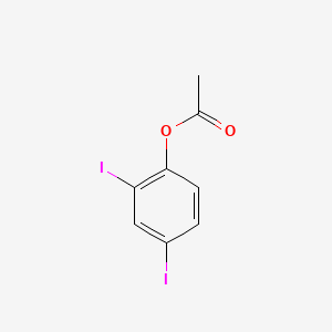 Phenol, 2,4-diiodo-, acetate